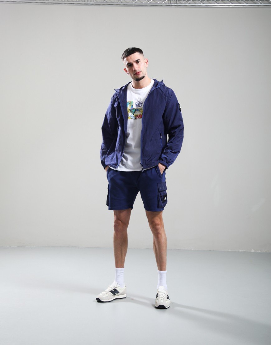 Weekend Offender Technician Mesh Lined Jacket Dark Sapphire