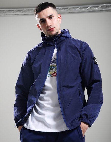 Weekend Offender Technician Mesh Lined Jacket Dark Sapphire