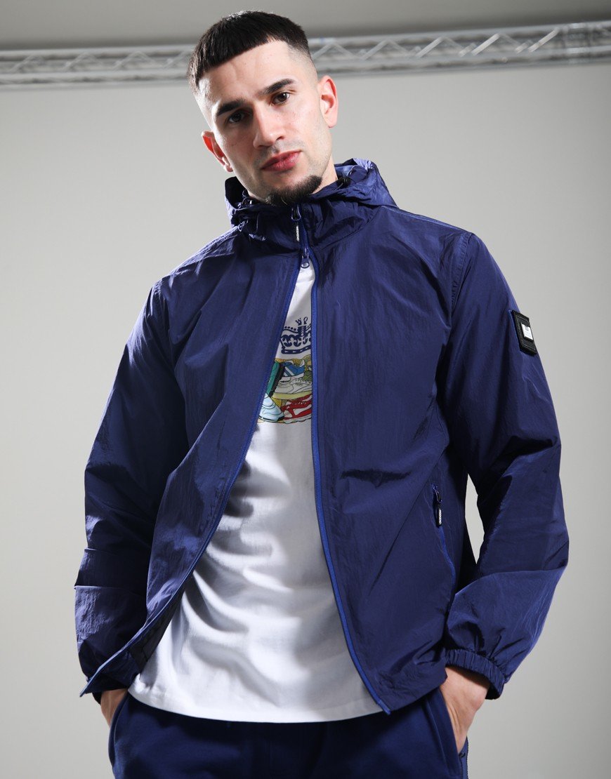Weekend Offender Technician Mesh Lined Jacket Dark Sapphire