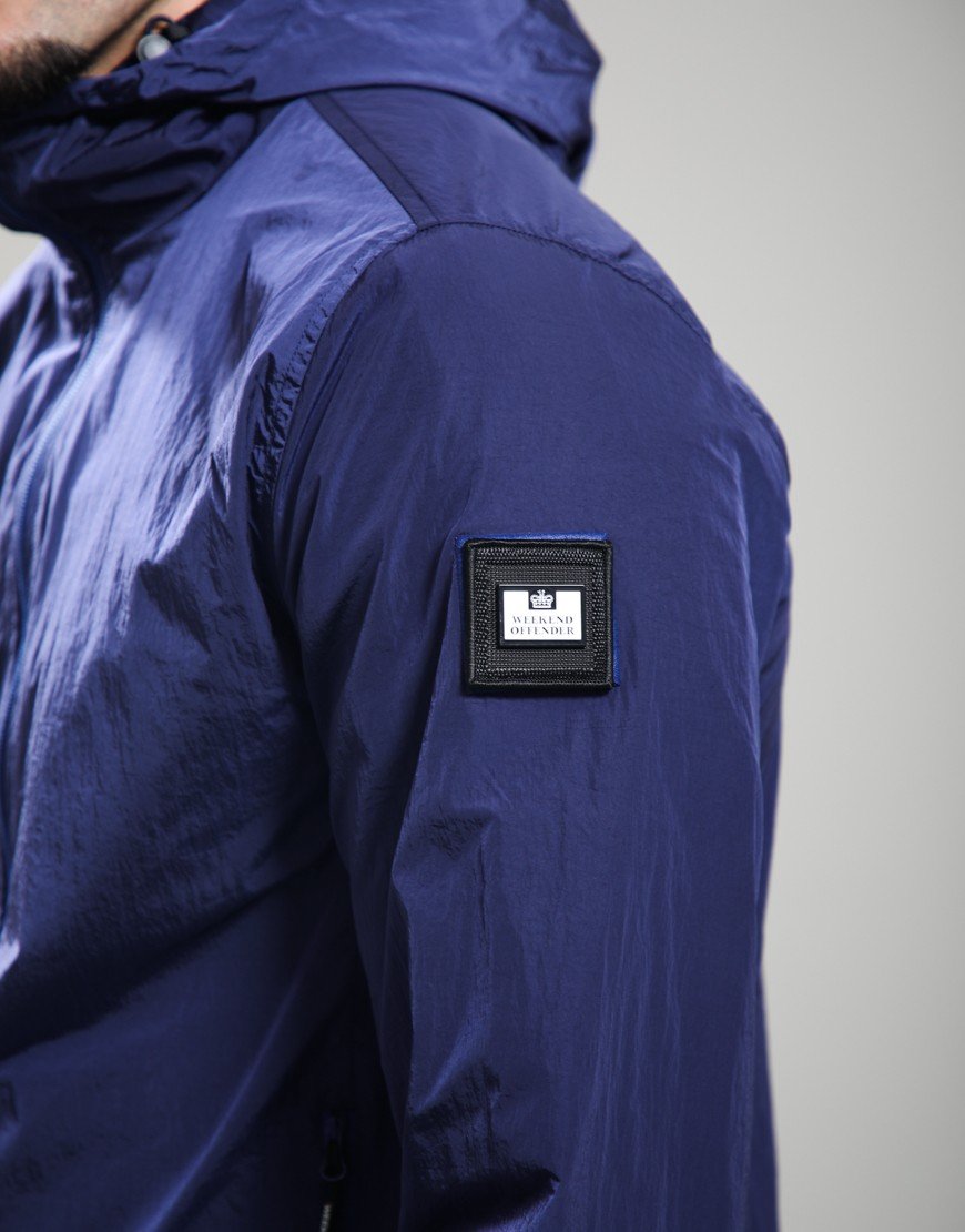 Weekend Offender Technician Mesh Lined Jacket Dark Sapphire