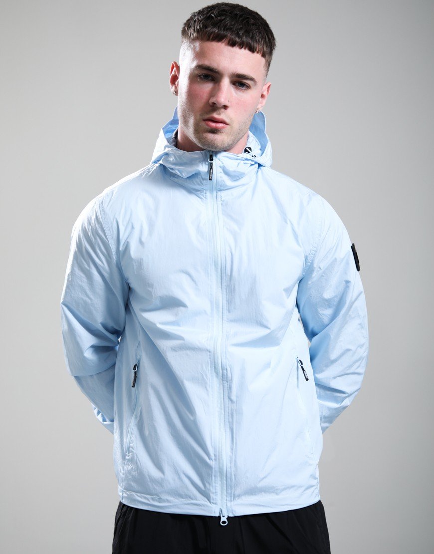 Weekend Offender Technician Mesh Lined Jacket Sky Blue