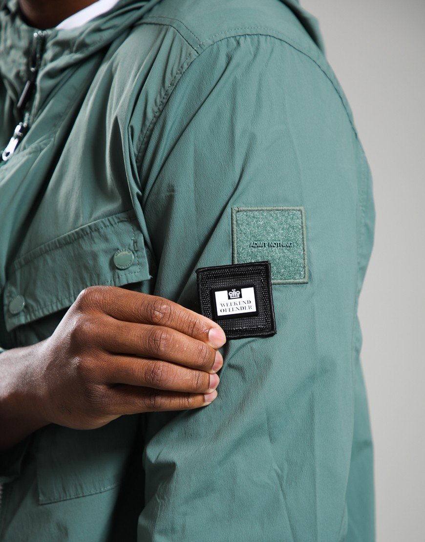 Weekend Offender Temara Windbreaker Jacket Thyme Green