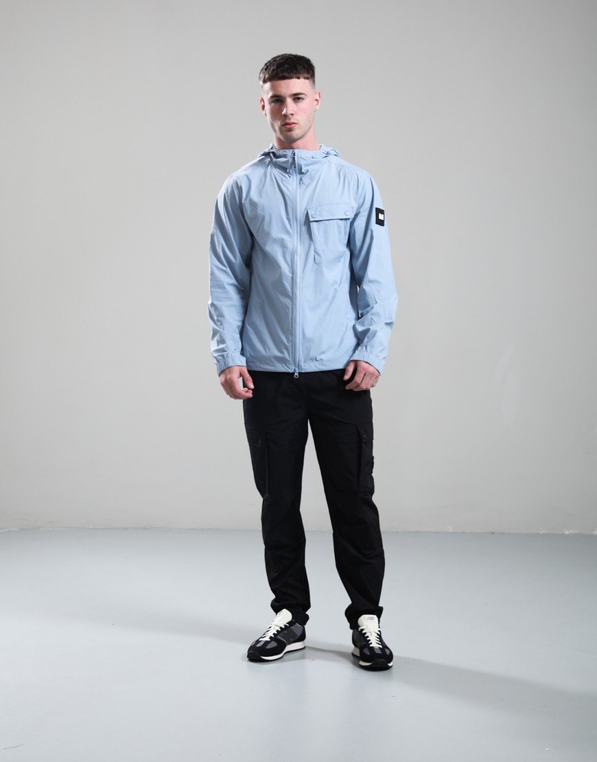 Weekend Offender Temara Technical Windbreaker Jacket Blue Tourmaline