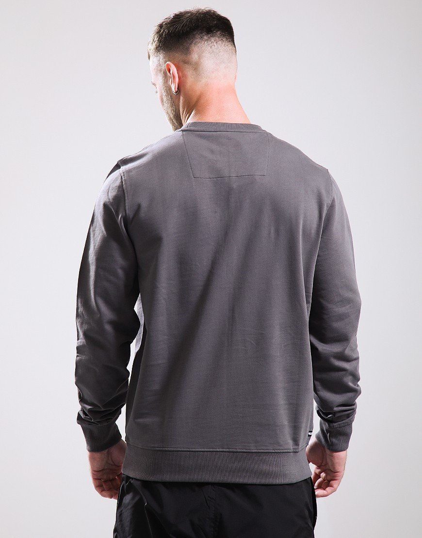 Weekend Offender The Heights Crew Sweat Anthracite/Winter White