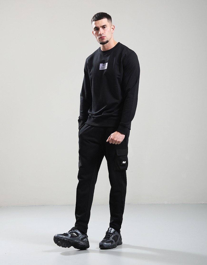 Weekend Offender The Heights Crew Sweat Black/Steel Lilac