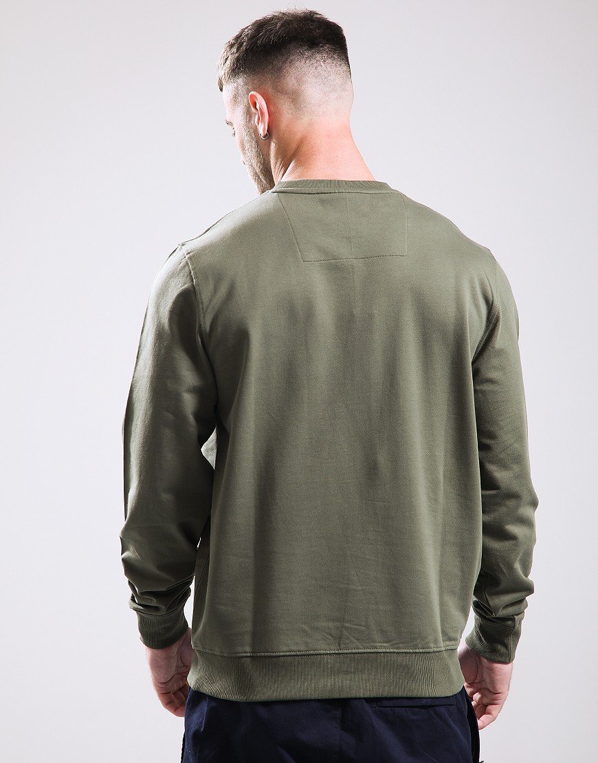 Weekend Offender The Heights Crew Sweat Dark Green/Navy