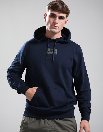Weekend Offender The Heights Hoodie Navy/Dark Green