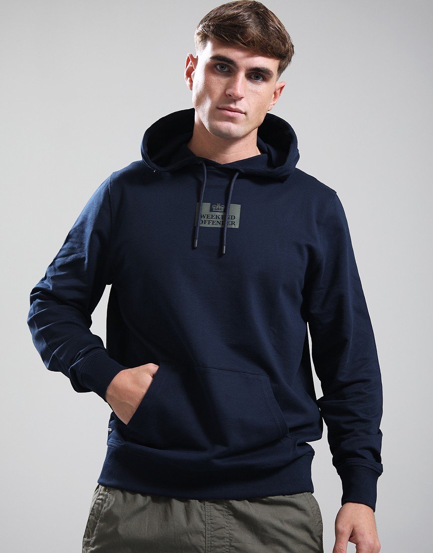 Weekend Offender The Heights Hoodie Navy/Dark Green