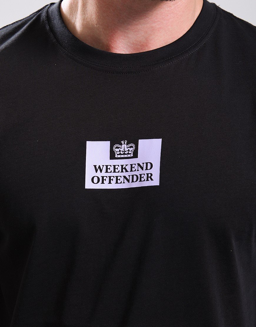 Weekend Offender The Heights T-Shirt Black/Steel Lilac
