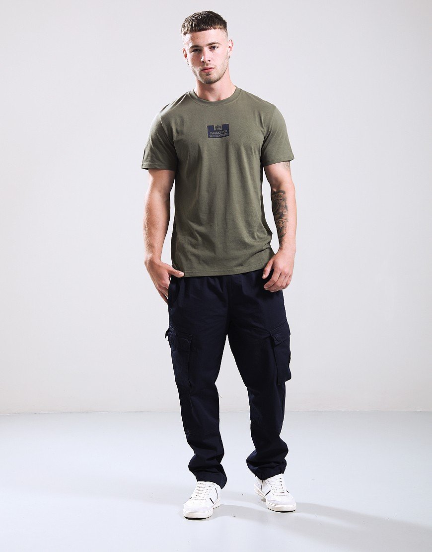 Weekend Offender The Heights T-Shirt Dark Green/Navy