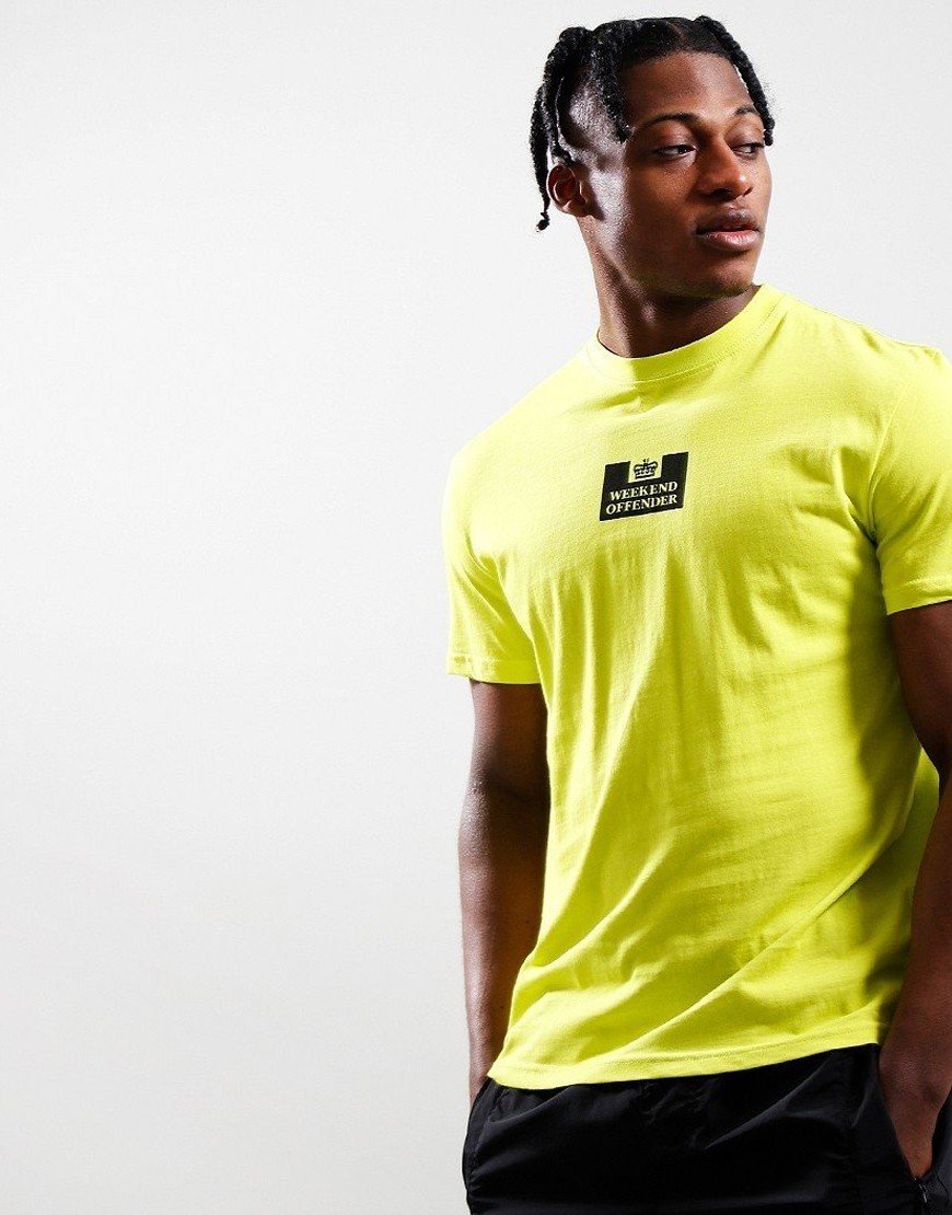 Weekend Offender The Heights T-Shirt Yellow/Black