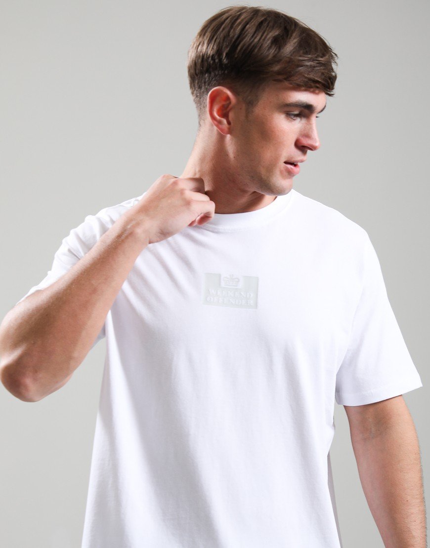 Weekend Offender The Heights T-Shirt White/Silver