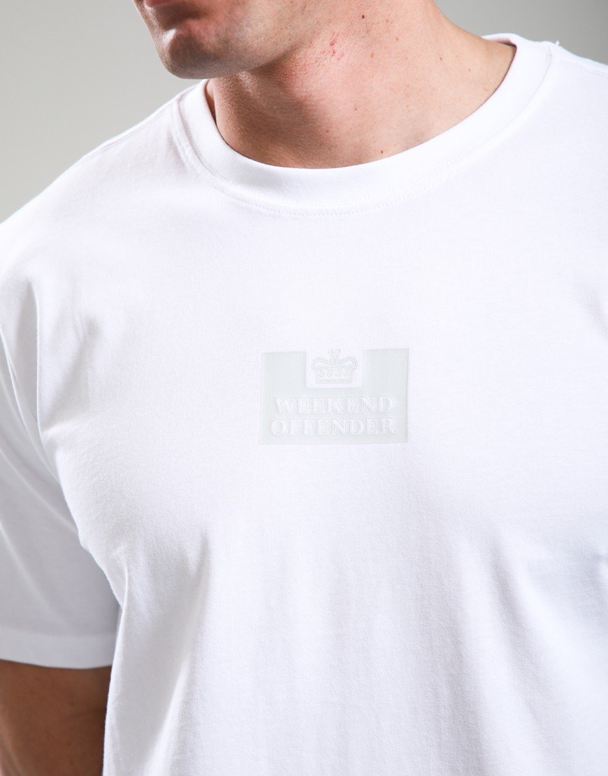 Weekend Offender The Heights T-Shirt White/Silver
