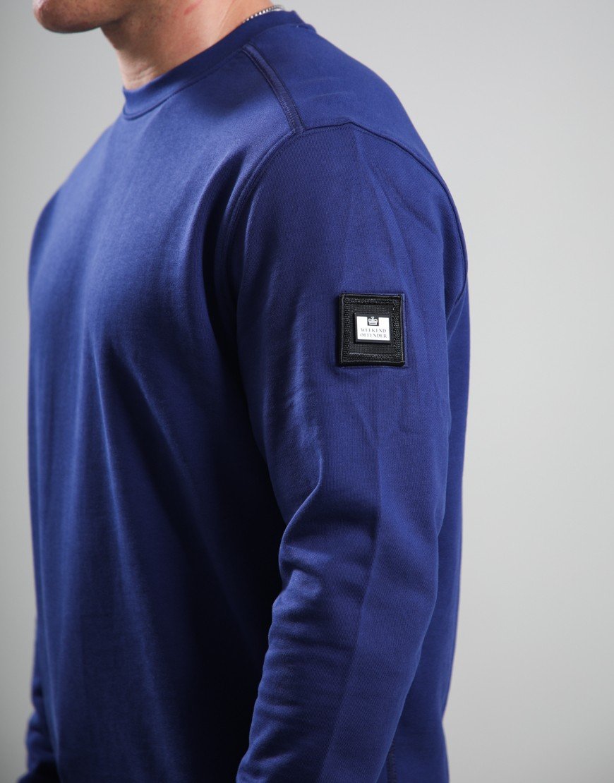 Weekend Offender Thunder Crew Sweat Dark Sapphire