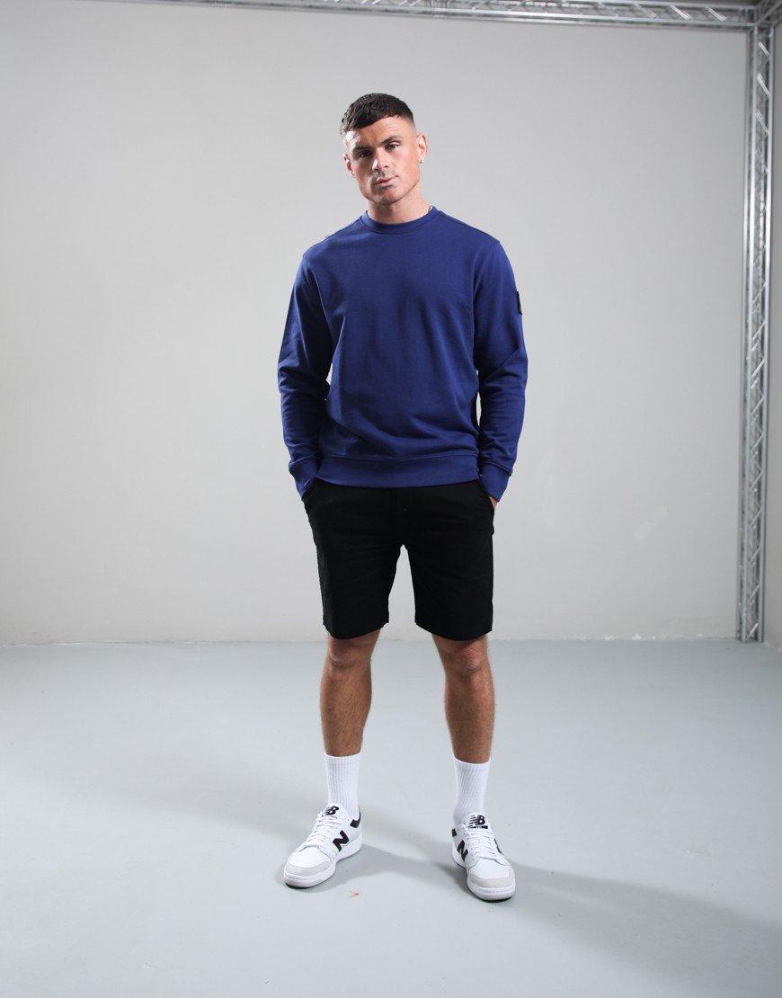 Weekend Offender Thunder Crew Sweat Dark Sapphire