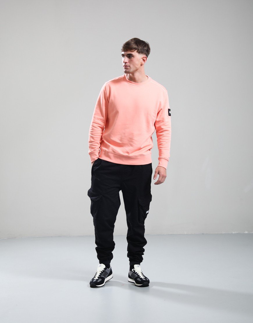 Weekend Offender Thunder Crew Sweat Coral