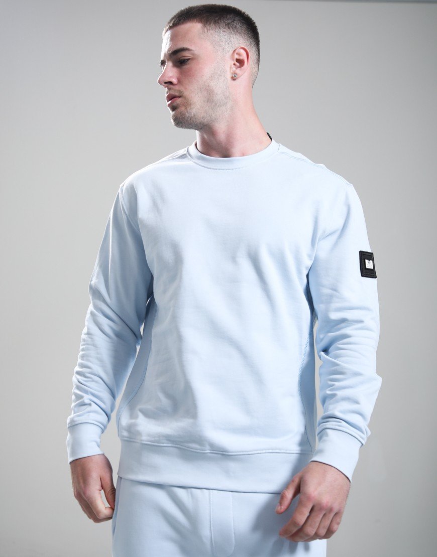 Weekend Offender Thunder Crew Sweat Sky