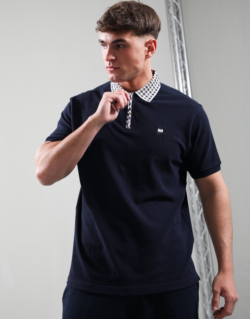 Weekend Offender Tipasa Polo Shirt Navy