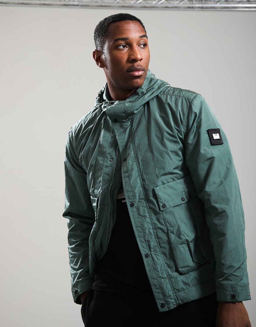 Weekend Offender Tralee Windbreaker Jacket Thyme Green