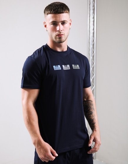 Weekend Offender Trio T-Shirt Navy