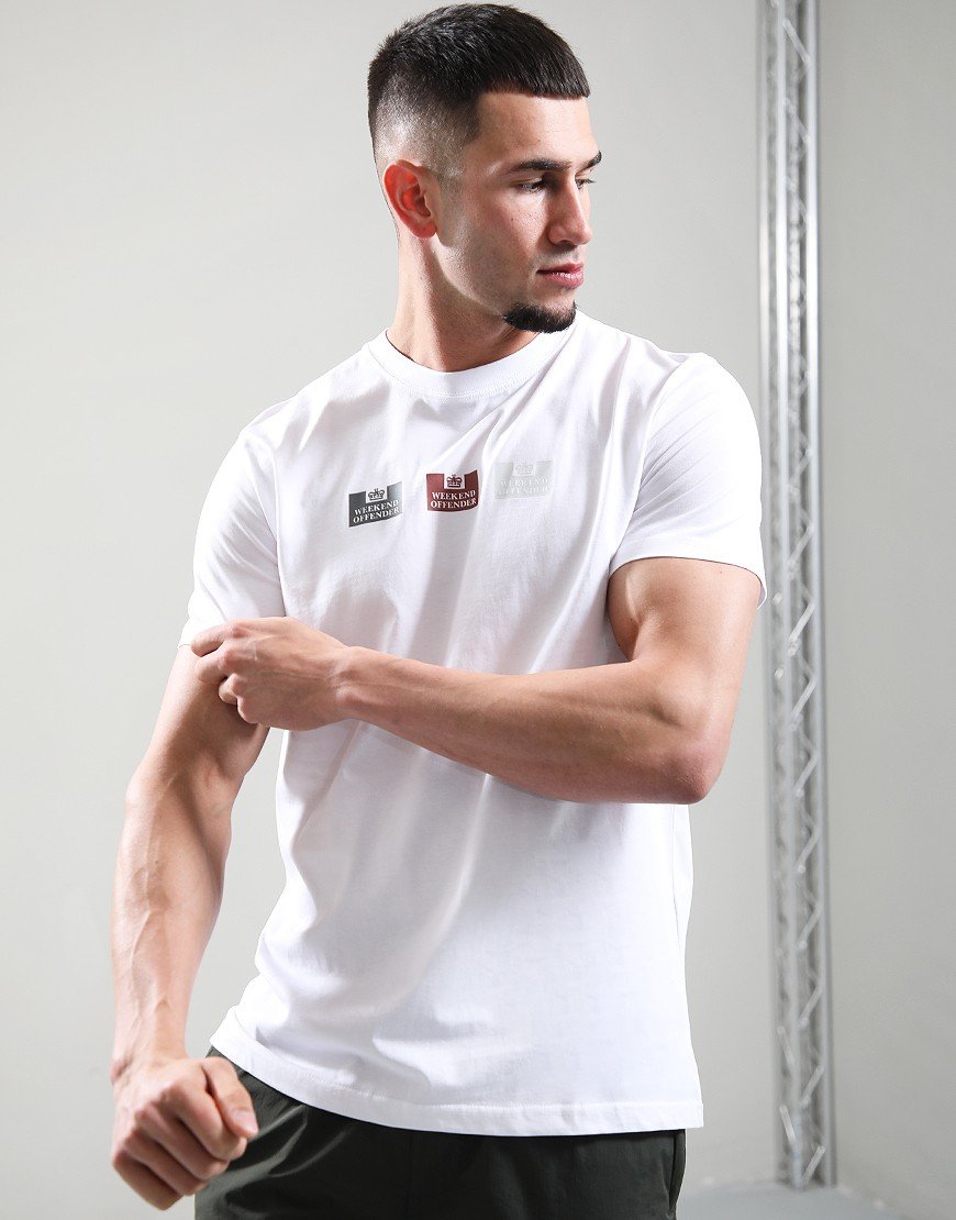 Weekend Offender Trio T-Shirt White