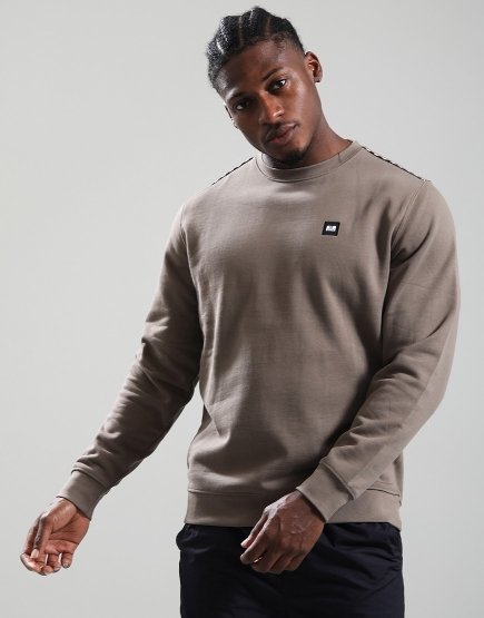 Weekend Offender Vega Crew Sweat Tobacco