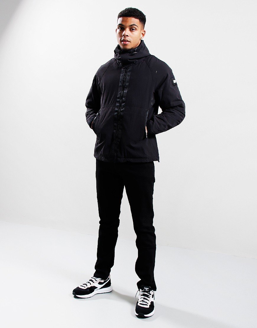 WEEKEND OFFENDER コート Weekend Offender Vienna Jacket Black - Terraces Menswear