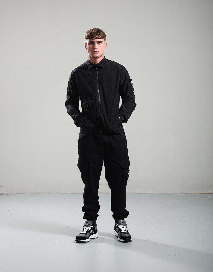 Weekend Offender Vinnie Overshirt Black