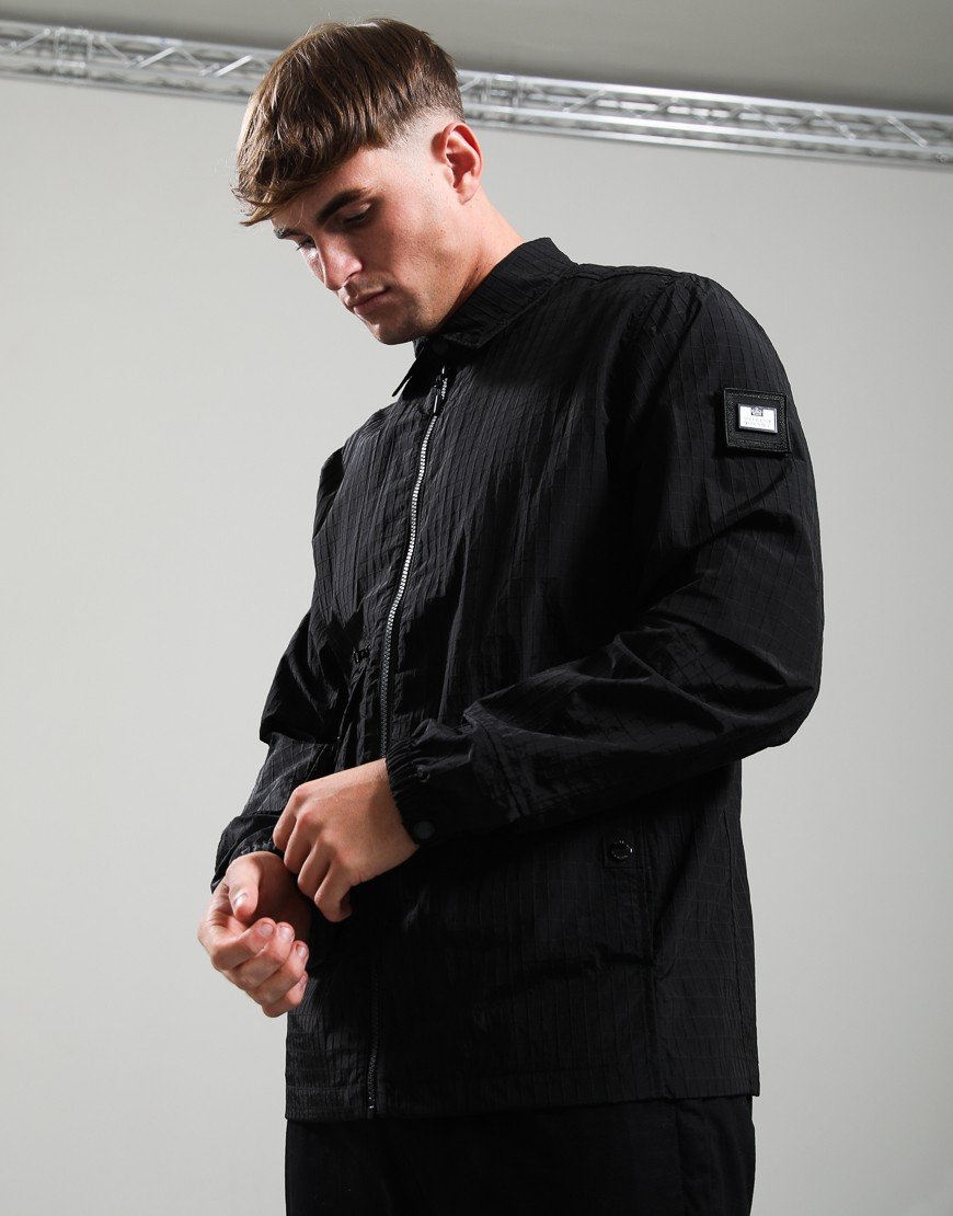 Weekend Offender Vinnie Overshirt Black