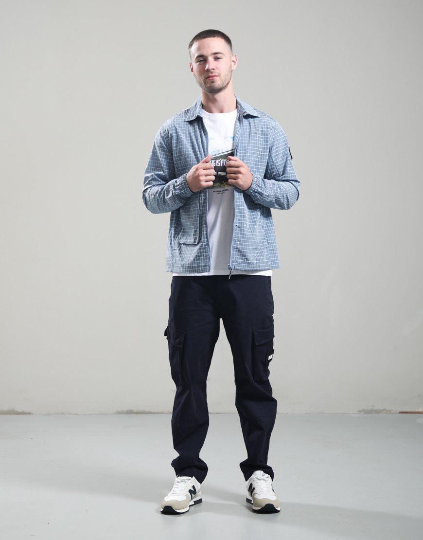 Weekend Offender Vinnie Overshirt Peruvian Blue