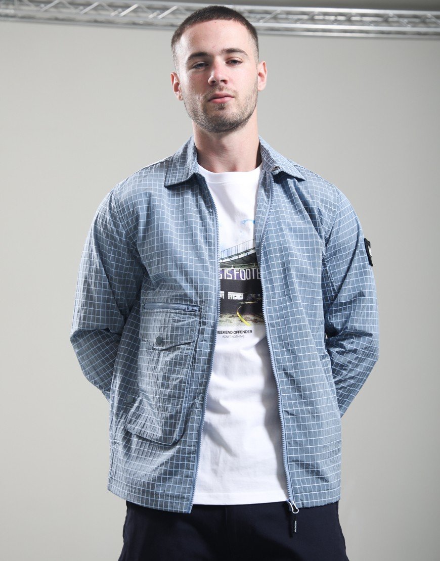 Weekend Offender Vinnie Overshirt Peruvian Blue