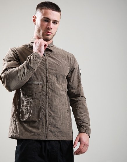 Weekend Offender Vinnie Overshirt Tobacco