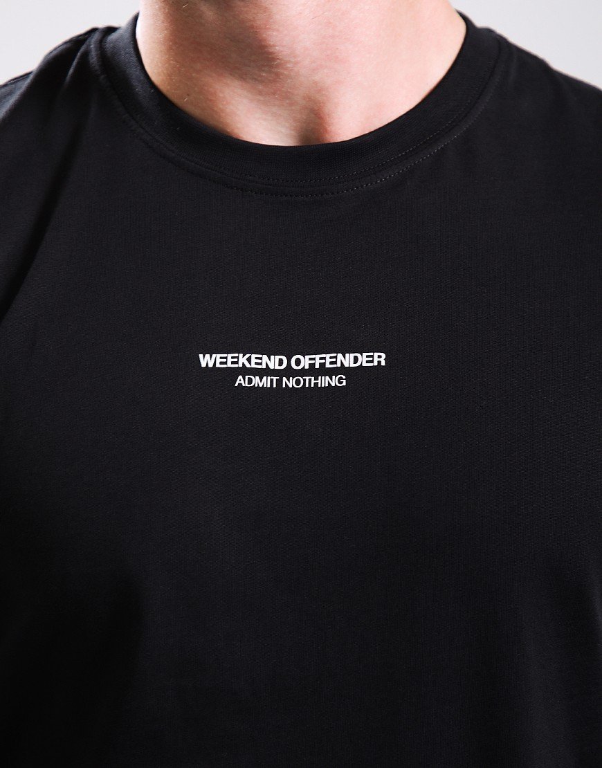 Weekend Offender Werfen Long Sleeve T-Shirt Black/Silver