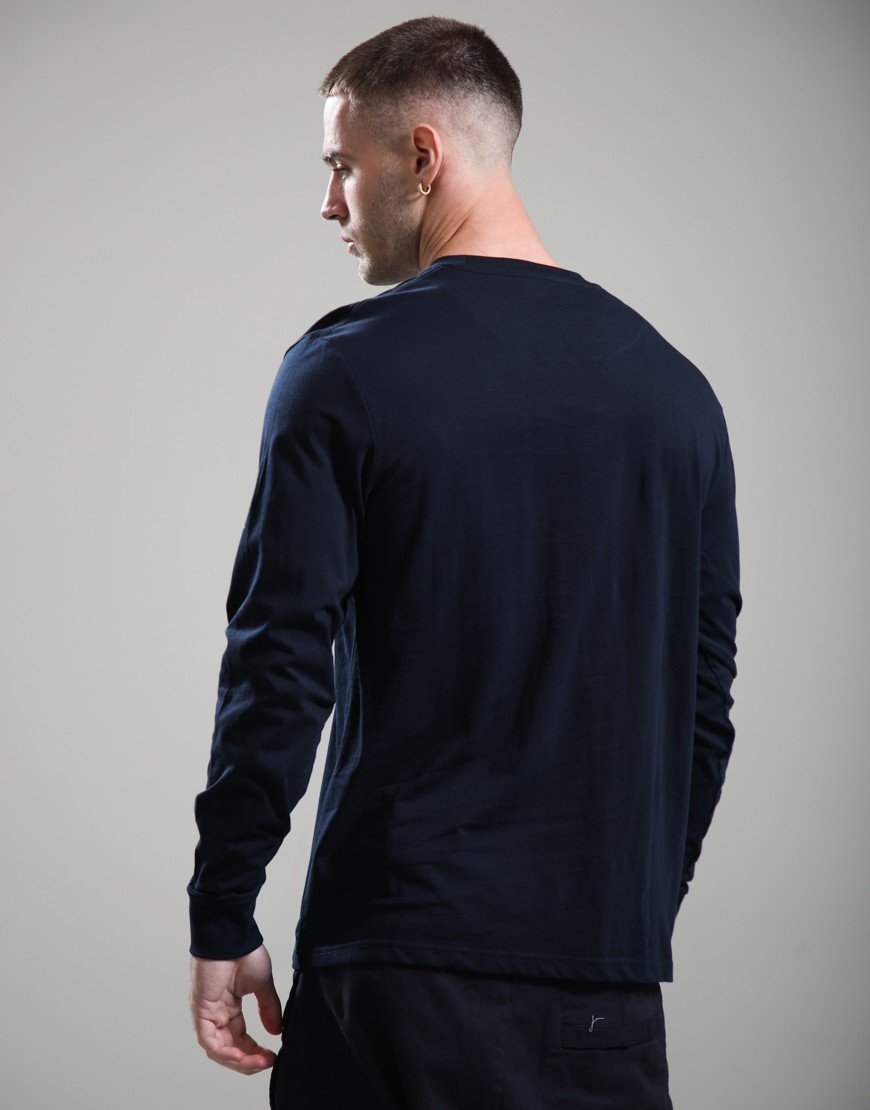 Weekend Offender Werfen Long Sleeve T-Shirt Navy/Mid Grey