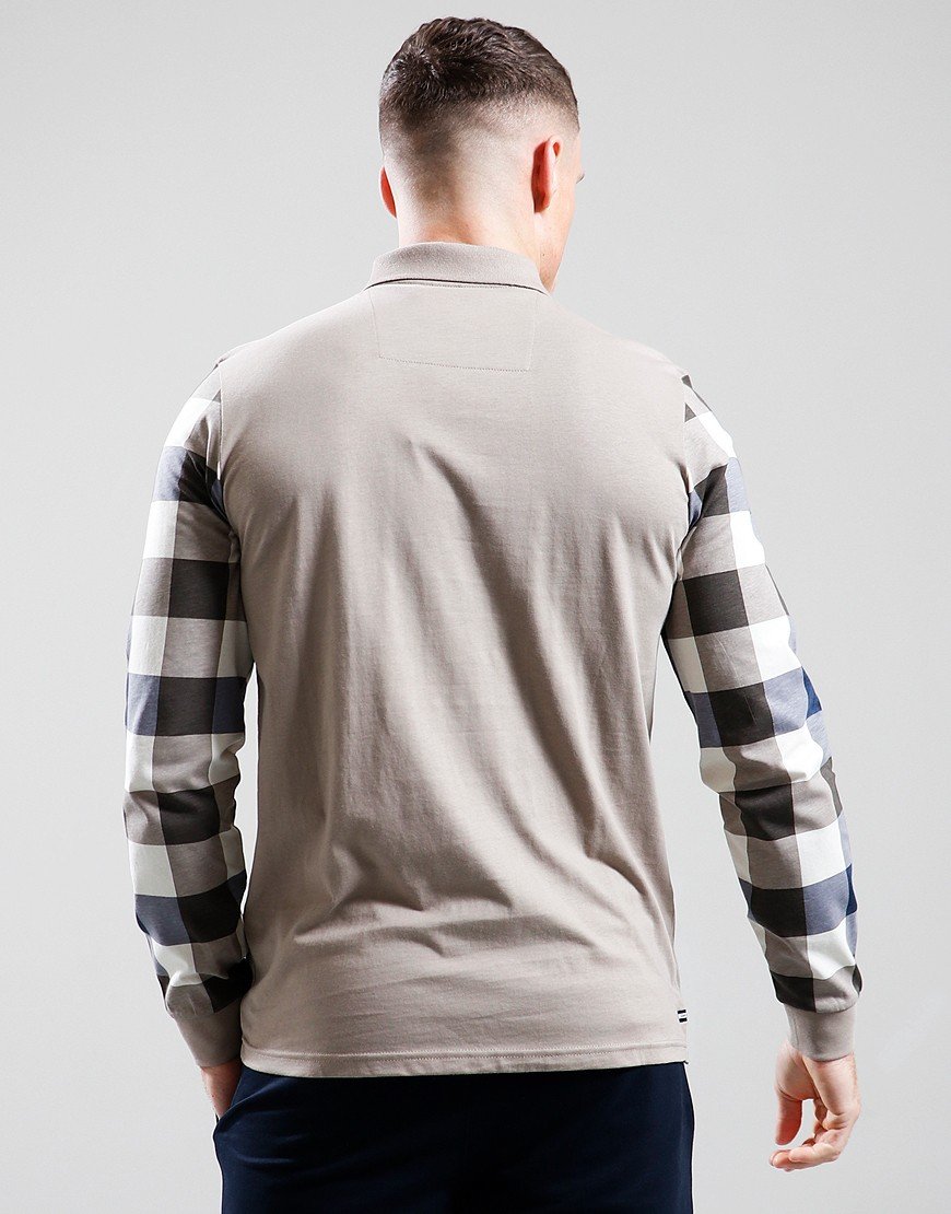 Weekend Offender Winx Long Sleeve Polo Shirt Dark Stone