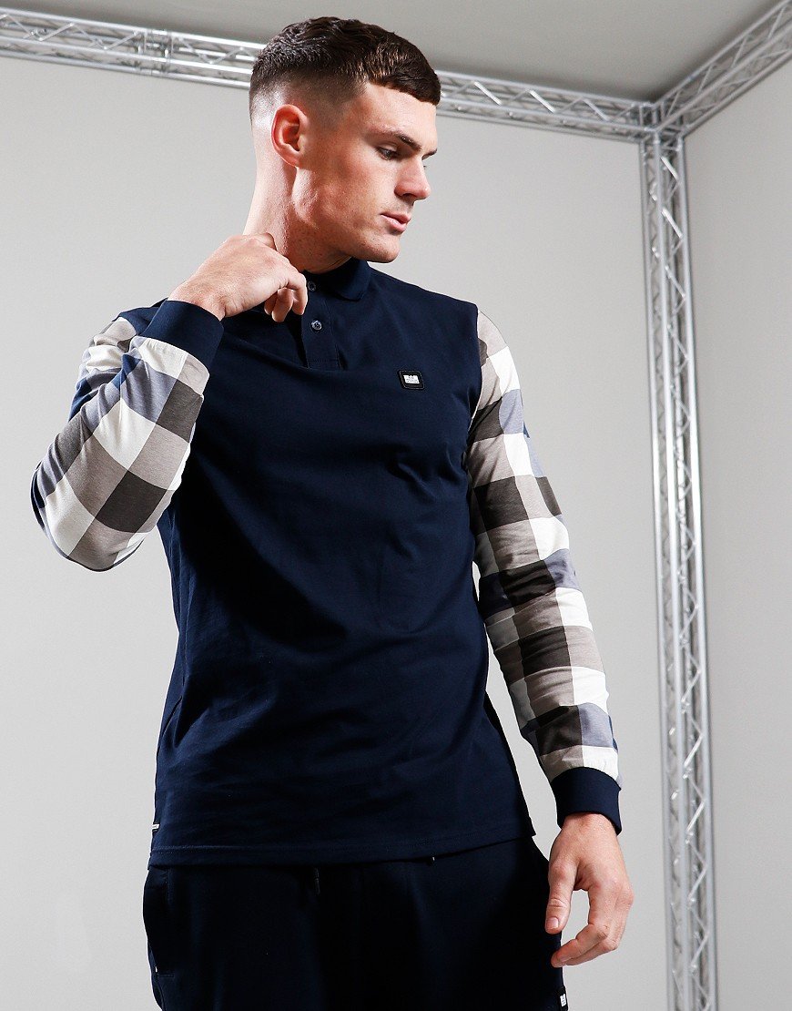 Weekend Offender Winx Long Sleeve Polo Shirt Navy