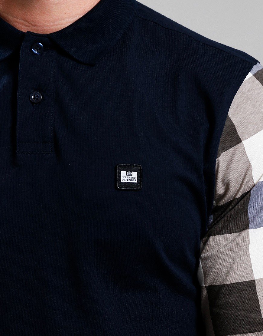 Weekend Offender Winx Long Sleeve Polo Shirt Navy