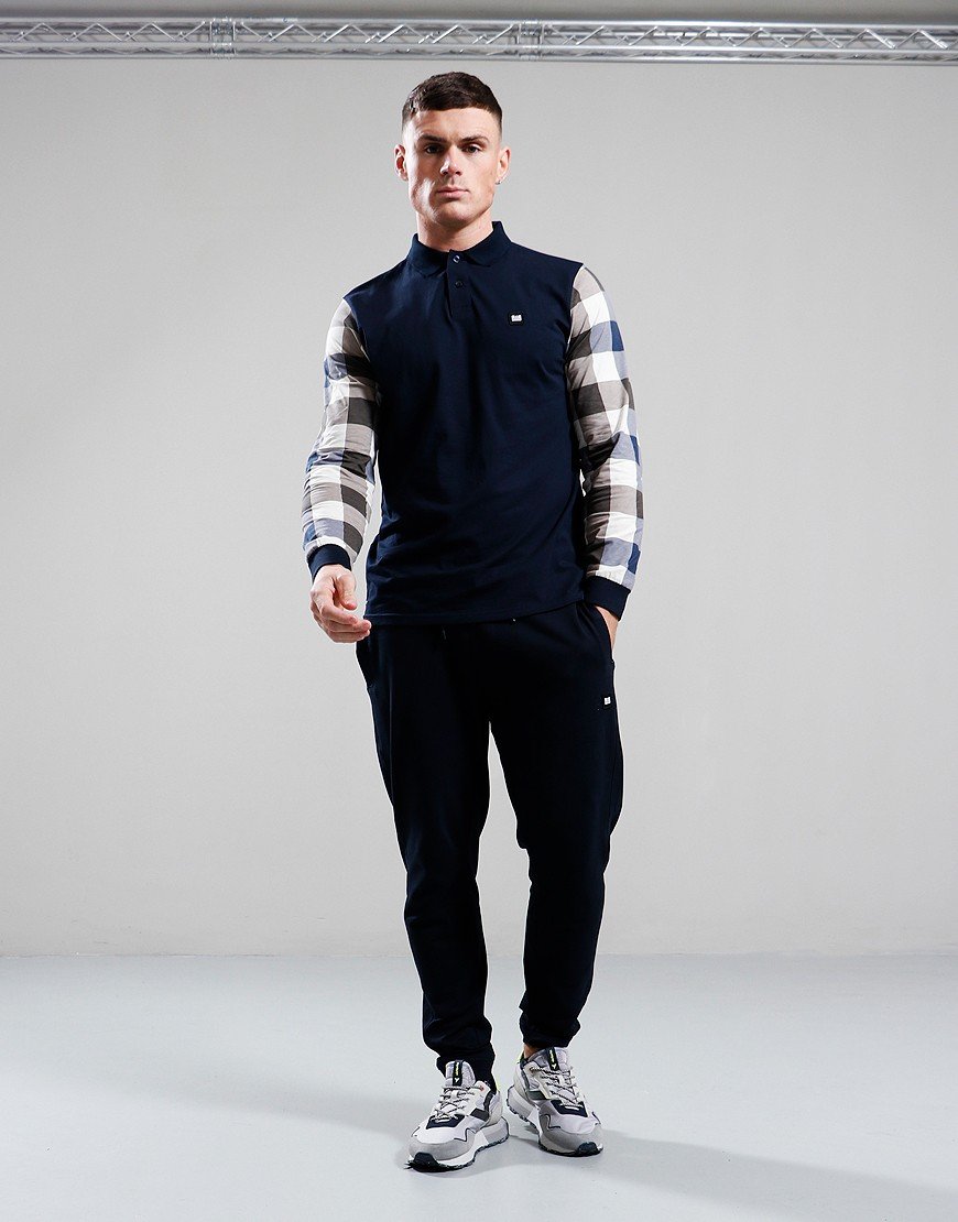 Weekend Offender Winx Long Sleeve Polo Shirt Navy