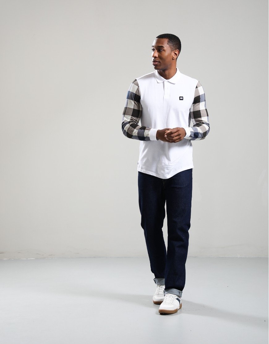 Weekend Offender Winx Long Sleeve Polo Shirt White