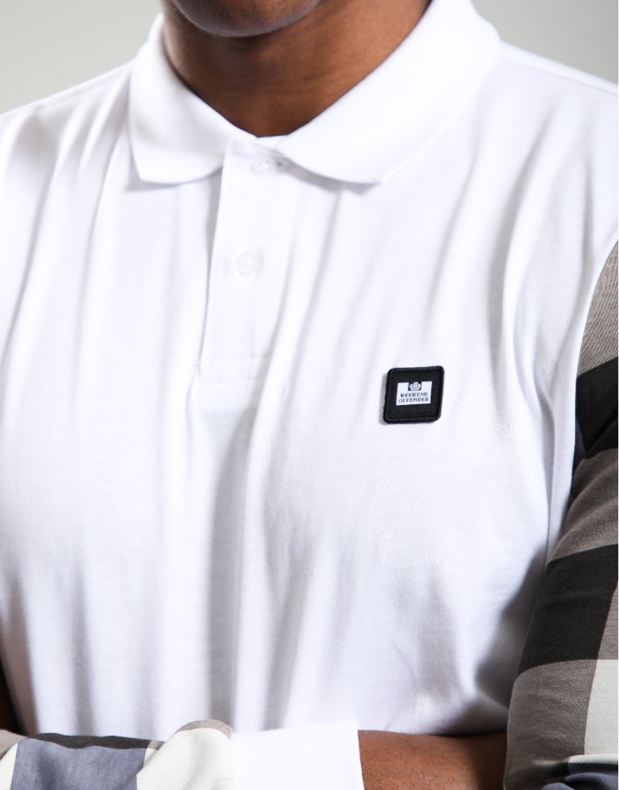 Weekend Offender Winx Long Sleeve Polo Shirt White