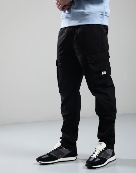 Weekend Offender Zanardi Cargo Pants Black