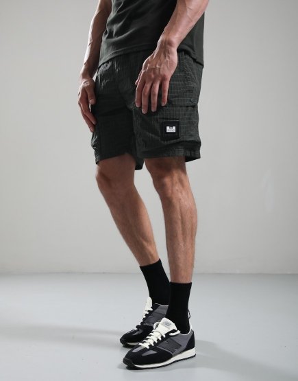 Weekend Offender Zemmouri Cargo Shorts Black Forest