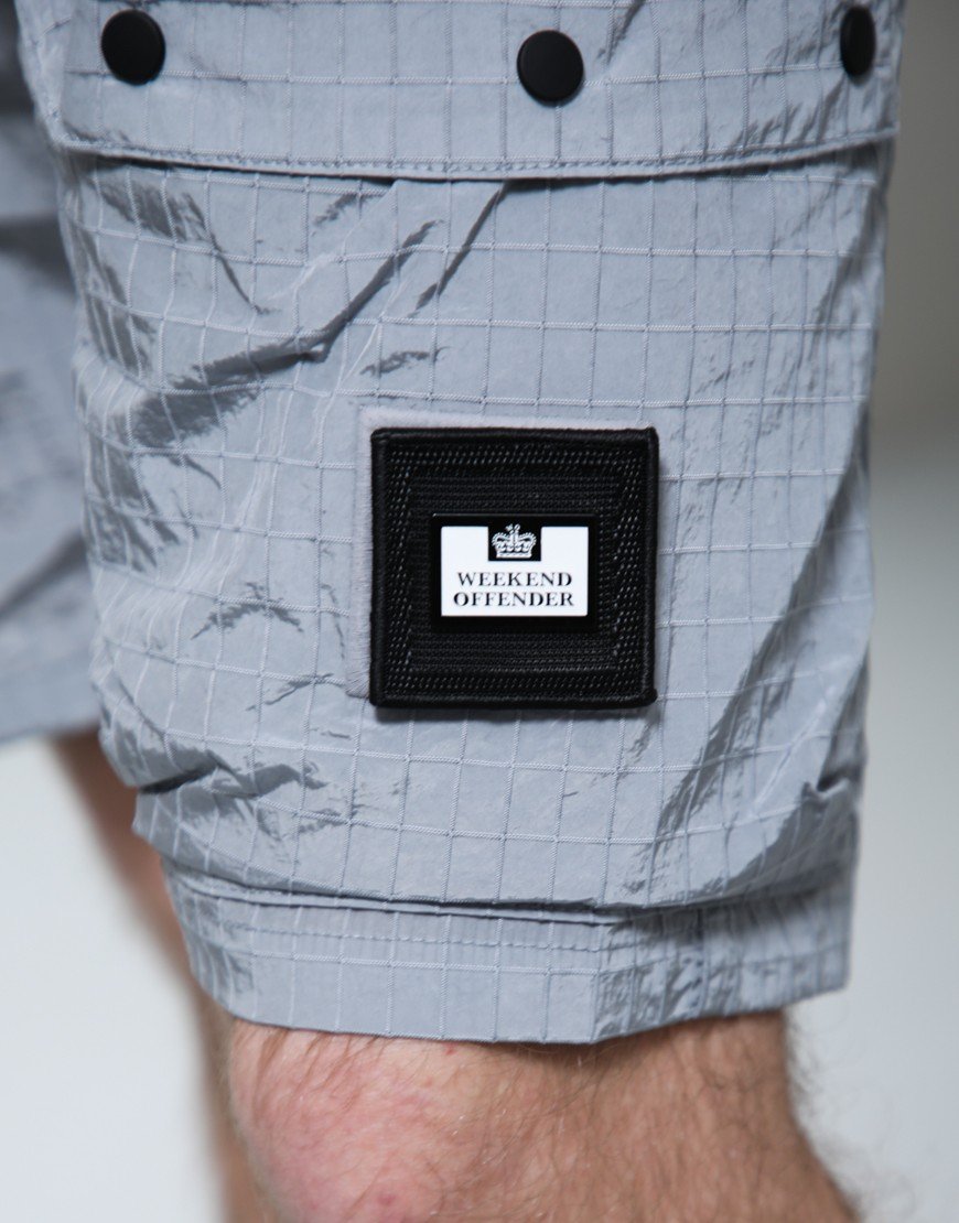 Weekend Offender Zemmouri Cargo Shorts Smokey
