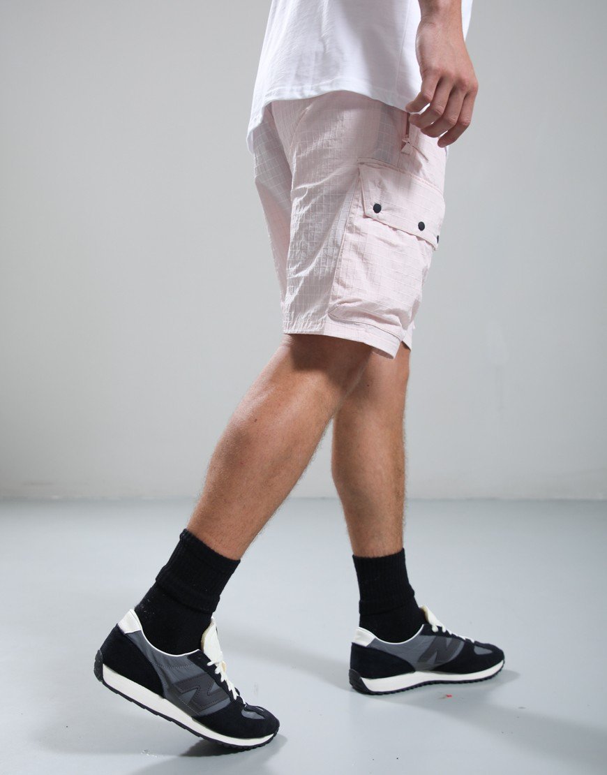 Weekend Offender Zemmouri Cargo Shorts Soft Pink