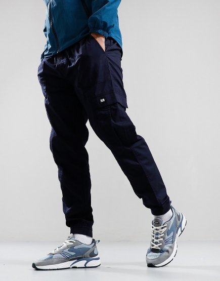 Weekend Offender Zenyatta Cargo Trouser Navy