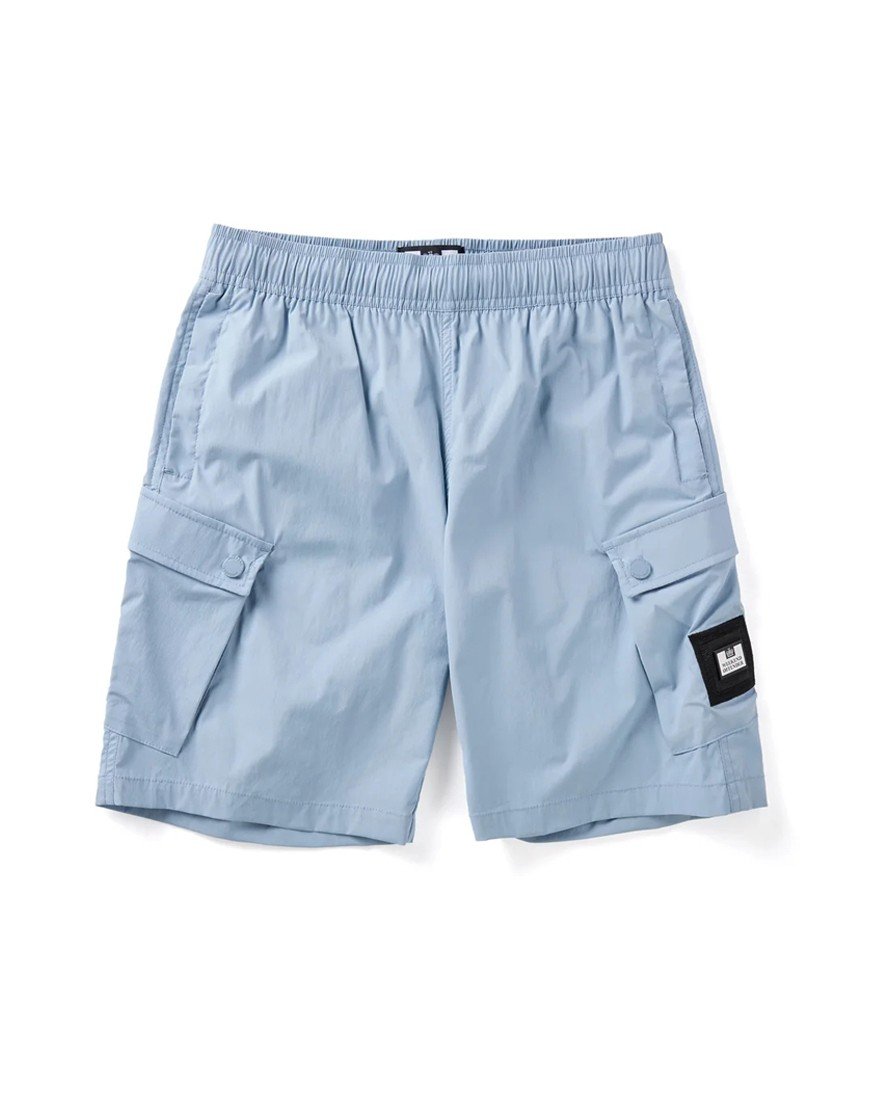 Weekend Offender Kids Baraki Shorts Blue Tourmaline