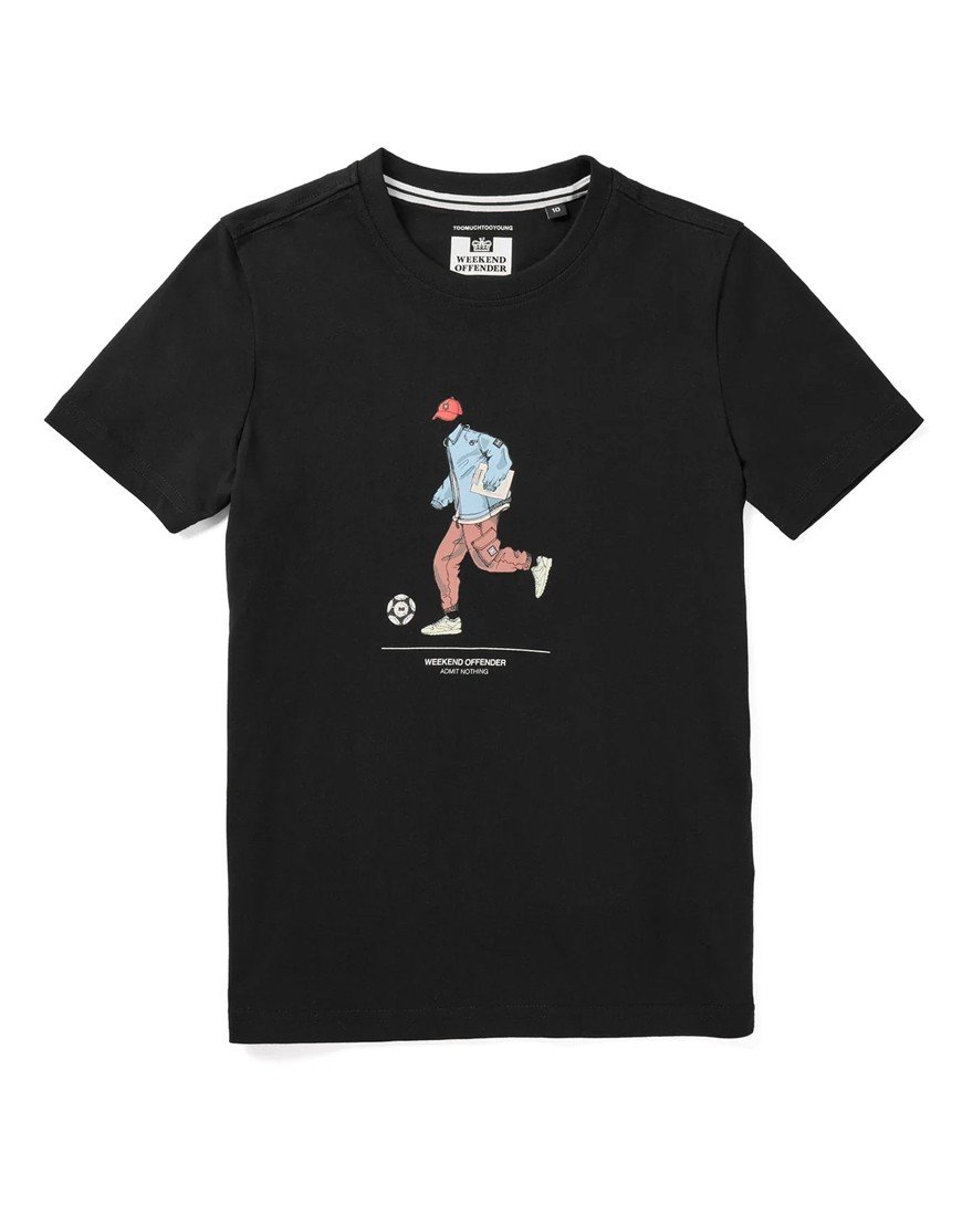 Weekend Offender Kids Biskra T-Shirt Black