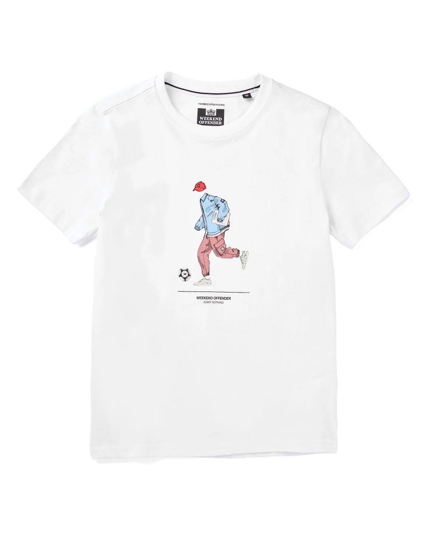 Weekend Offender Kids Biskra T-Shirt White