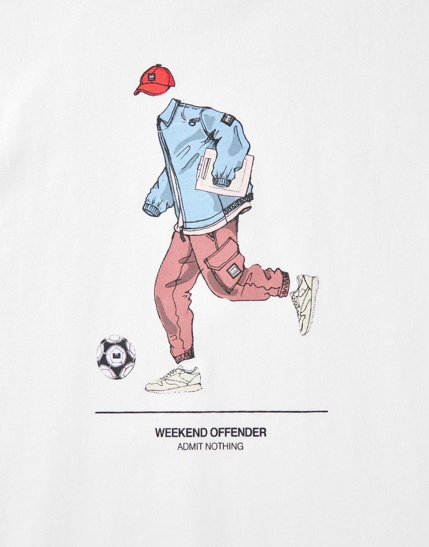 Weekend Offender Kids Biskra T-Shirt White