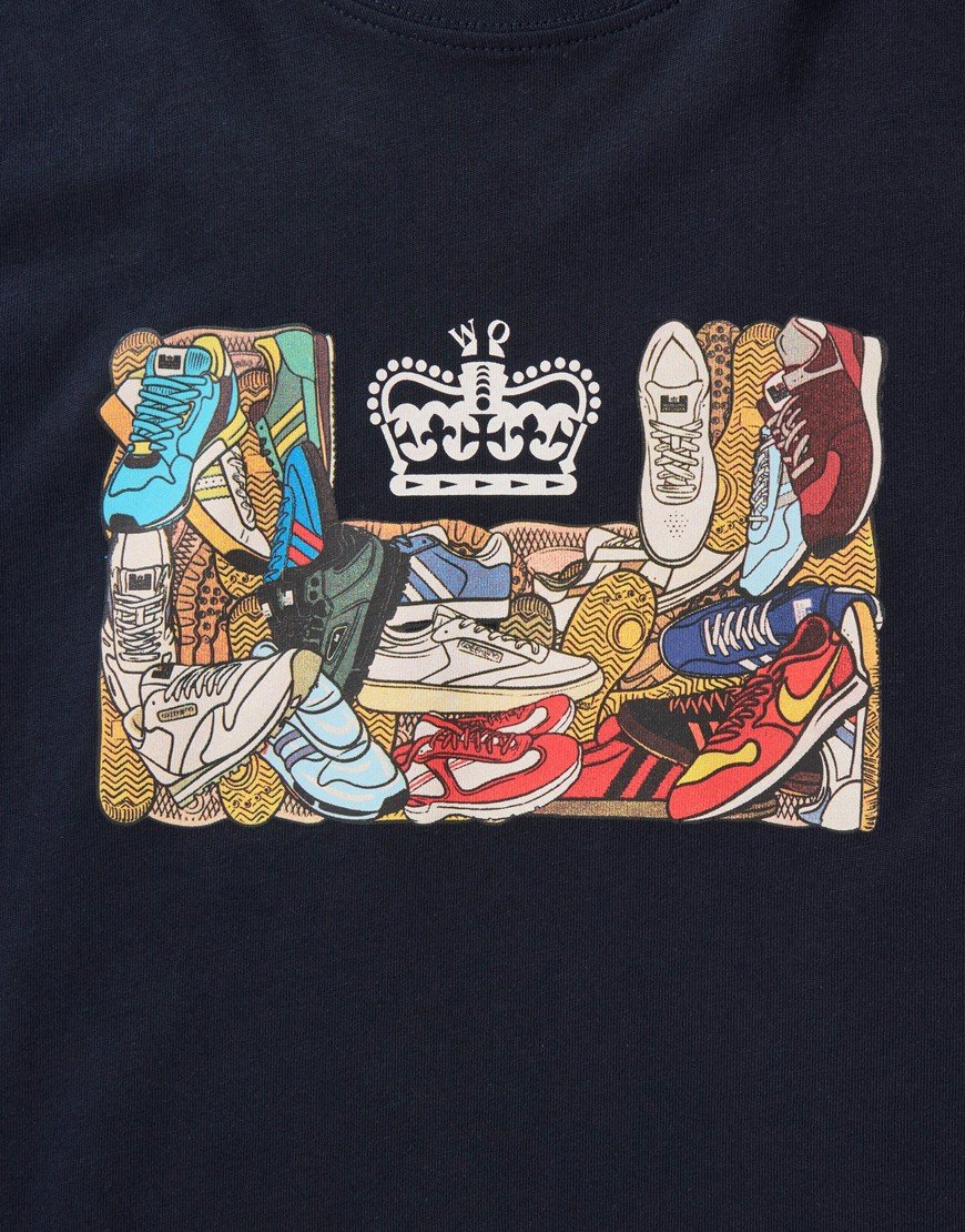 Weekend Offender Kids D'arblay T-Shirt Navy